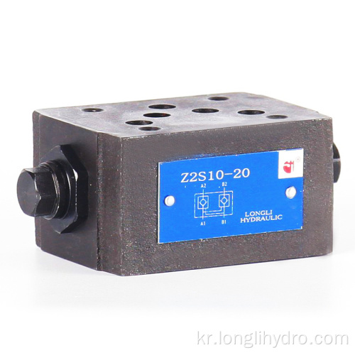 Rexroth Z2S10 유압 파일럿 작동 체크 컨트롤 밸브